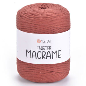 Пряжа для вязания YARNART "TWISTED MACRAME" (№785) Темно-оранжевый