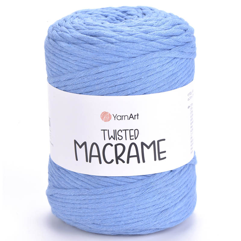 Пряжа для вязания YARNART "TWISTED MACRAME" (№786) Голубой