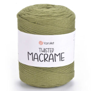 Пряжа для вязания YARNART "TWISTED MACRAME" (№787) Хаки