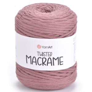 Пряжа для вязания YARNART "TWISTED MACRAME" (№792) Пыльная роза