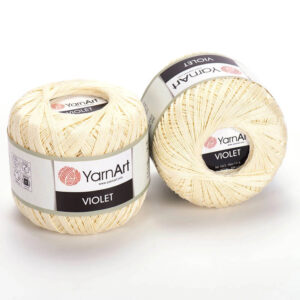 Пряжа для вязания YARNART "VIOLET" (№0326) Кремовый