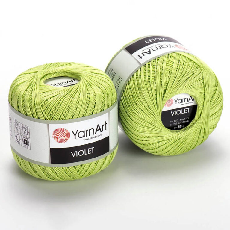Пряжа для вязания YARNART "VIOLET" (№5352) Зеленое яблоко