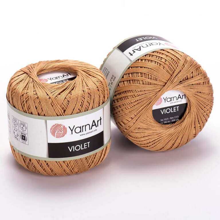 Пряжа для вязания YARNART "VIOLET" (№5529) Темно-бежевый