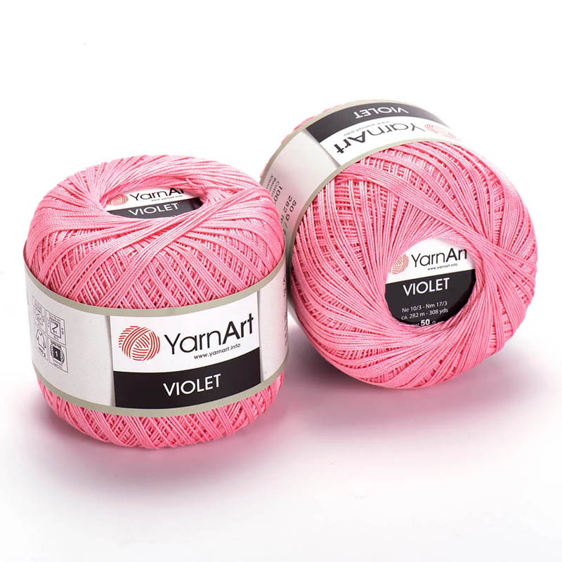 Пряжа для вязания YARNART "VIOLET" (№6313) Розовый