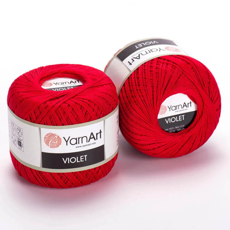 Пряжа для вязания YARNART "VIOLET" (№6328) Красный темный
