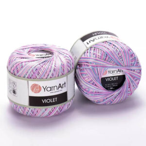 Пряжа для вязания YARNART "VIOLET MELANGE" (№3053) Сиреневый/розовый/белый