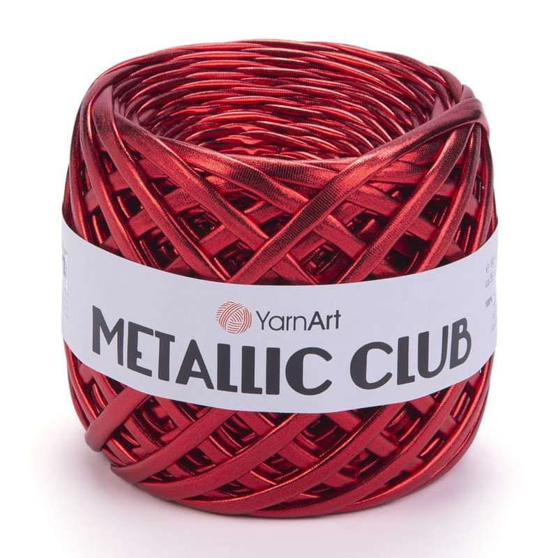 Пряжа для вязания YARNART "METALLIC CLUB" (№8112) Красный металлик