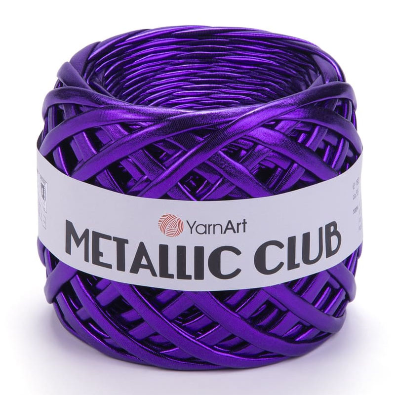 Пряжа для вязания YARNART "METALLIC CLUB" (№8114) Фиолетовый металлик