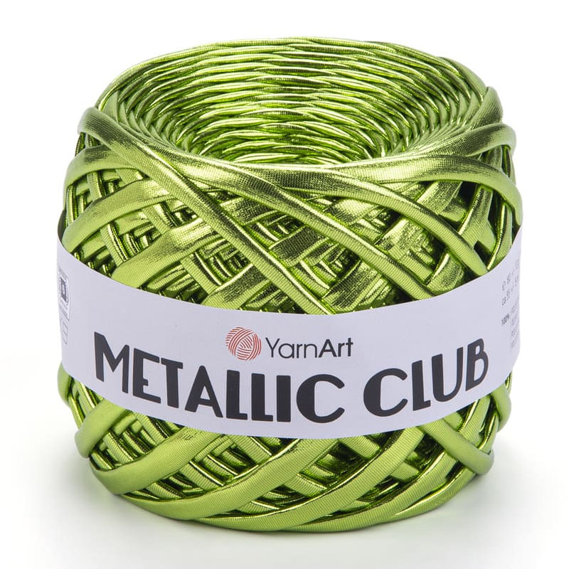Пряжа для вязания YARNART "METALLIC CLUB" (№8116) Салатовый металлик