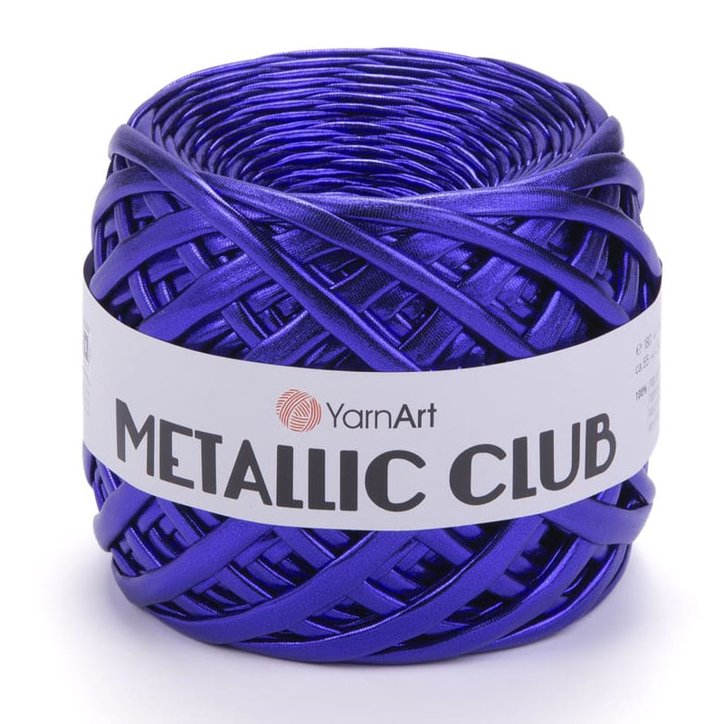 Пряжа для вязания YARNART "METALLIC CLUB" (№8119) Чернильный металлик