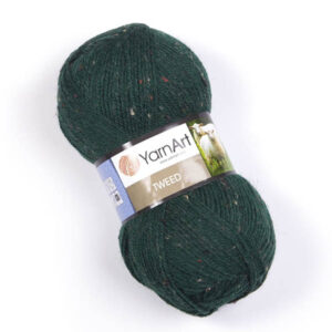 Пряжа для вязания YARNART “TWEED” (№232) Зеленый