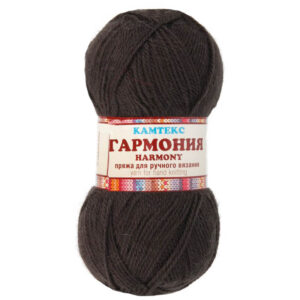 Пряжа для вязания КАМТЕКС «ГАРМОНИЯ» (№137) Маренго