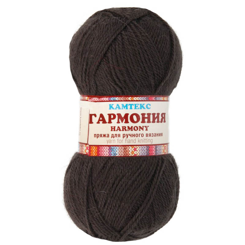 Пряжа для вязания КАМТЕКС «ГАРМОНИЯ» (№137) Маренго