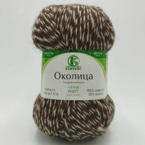 Пряжа для вязания КАМТЕКС "ОКОЛИЦА" (№401) Меланж 2