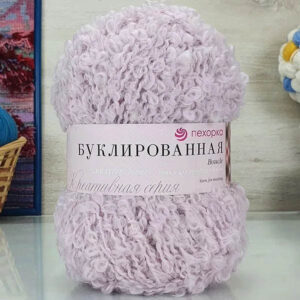 Пряжа для вязания ПЕХОРКА "БУКЛИРОВАННАЯ" (№24) Орхидея