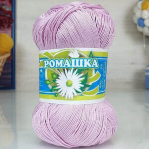 Пряжа для вязания ПНК им.КИРОВА "РОМАШКА" (№1702) Бл.сирень