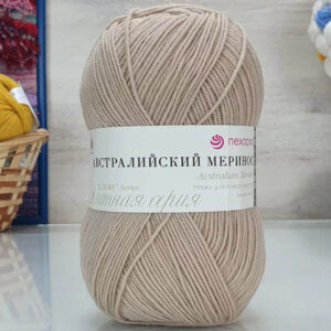 Пряжа для вязания ПЕХОРКА "АВСТРАЛИЙСКИЙ МЕРИНОС" (№337) Лама