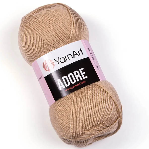 Пряжа для вязания YARNART “ADORE” (№336) Бежевый