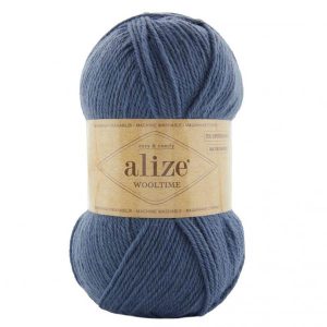 Пряжа для вязания ALIZE "WOOLTIME" (№370) Индиго