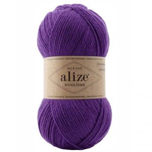 Пряжа для вязания ALIZE "WOOLTIME" (№44) Фиолет