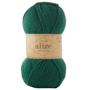 Пряжа для вязания ALIZE "WOOLTIME" (№532) Зеленая трава