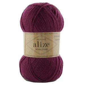 Пряжа для вязания ALIZE "WOOLTIME" (№57) Бордо