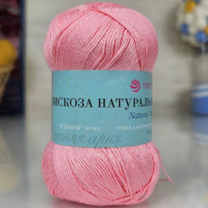 Пряжа для вязания ПЕХОРКА "ВИСКОЗА НАТУРАЛЬНАЯ" (№125) Камелия
