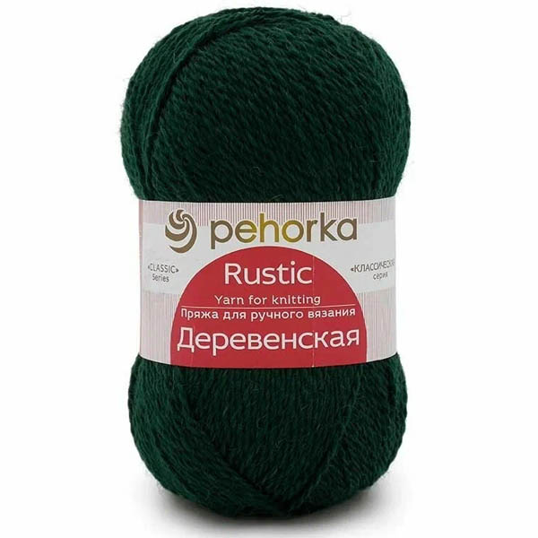 Пряжа для вязания ПЕХОРКА "ДЕРЕВЕНСКАЯ" (№10) Тайга