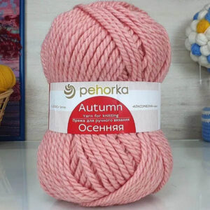 Пряжа для вязания ПЕХОРКА "ОСЕННЯЯ" (№599) Увядшая роза