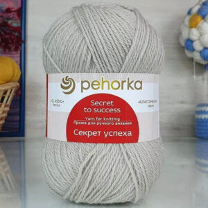 Пряжа для вязания ПЕХОРКА "СЕКРЕТ УСПЕХА" (№254) Пепел